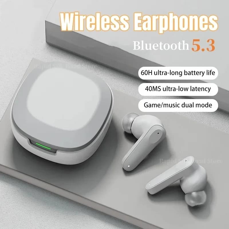 Cuffie Bluetooth 5.3 senza fili - Auricolari impermeabili - Microfono integrato