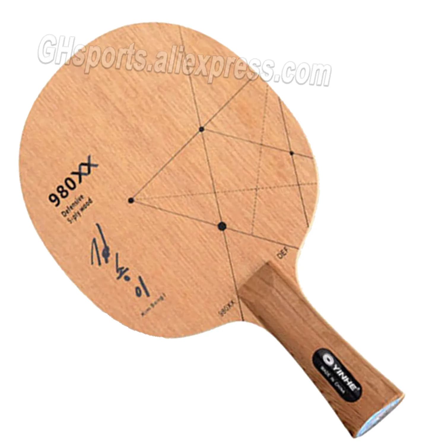 YINHE 980XX Kim Song I Special DPR Korea Team 980 PRO DEF Chop Attack Racchetta da Ping Pong 980XX