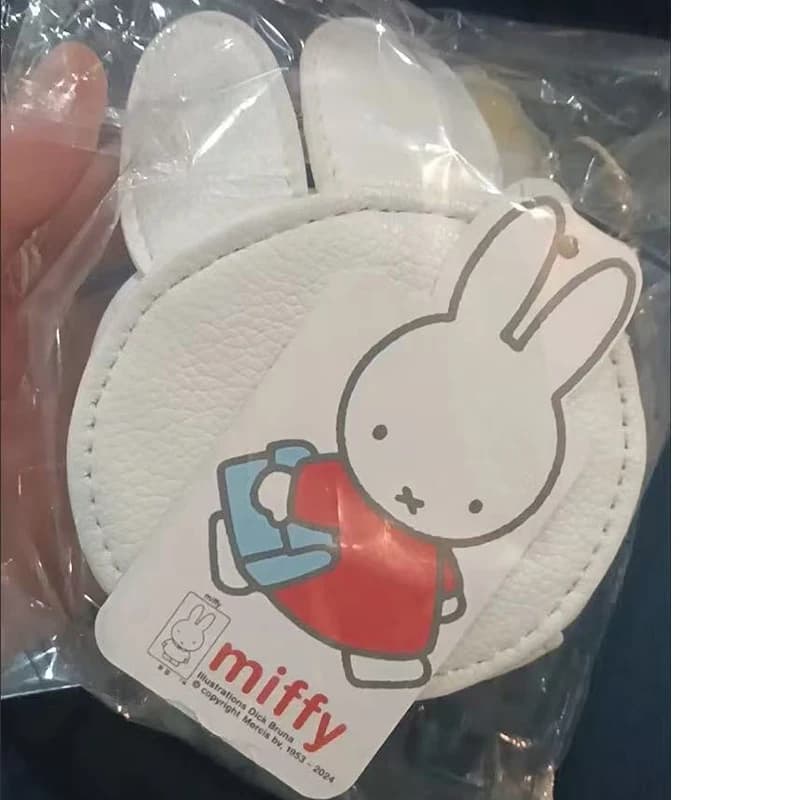 Borsa Portaoggetti per Auricolari Miffy, Portamonete Portatile, Scatola Contenitore, Ciondolo Borsa Carino Kawaii, Mini Borsa per Piccoli Oggetti, Regalo per Ragazze, Giocattoli
