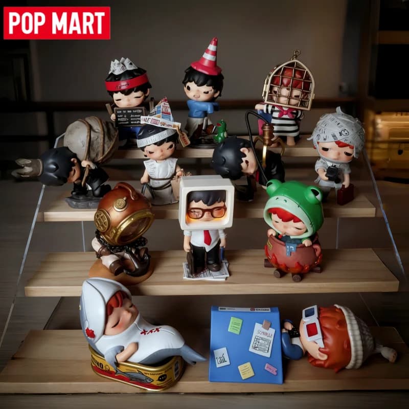 2026 Originale POP MART Hirono Tamed Wildgrass Series Blind Box PVC Anime Figure da Collezione Modelli Ornamenti da Scrivania Bambole Regalo