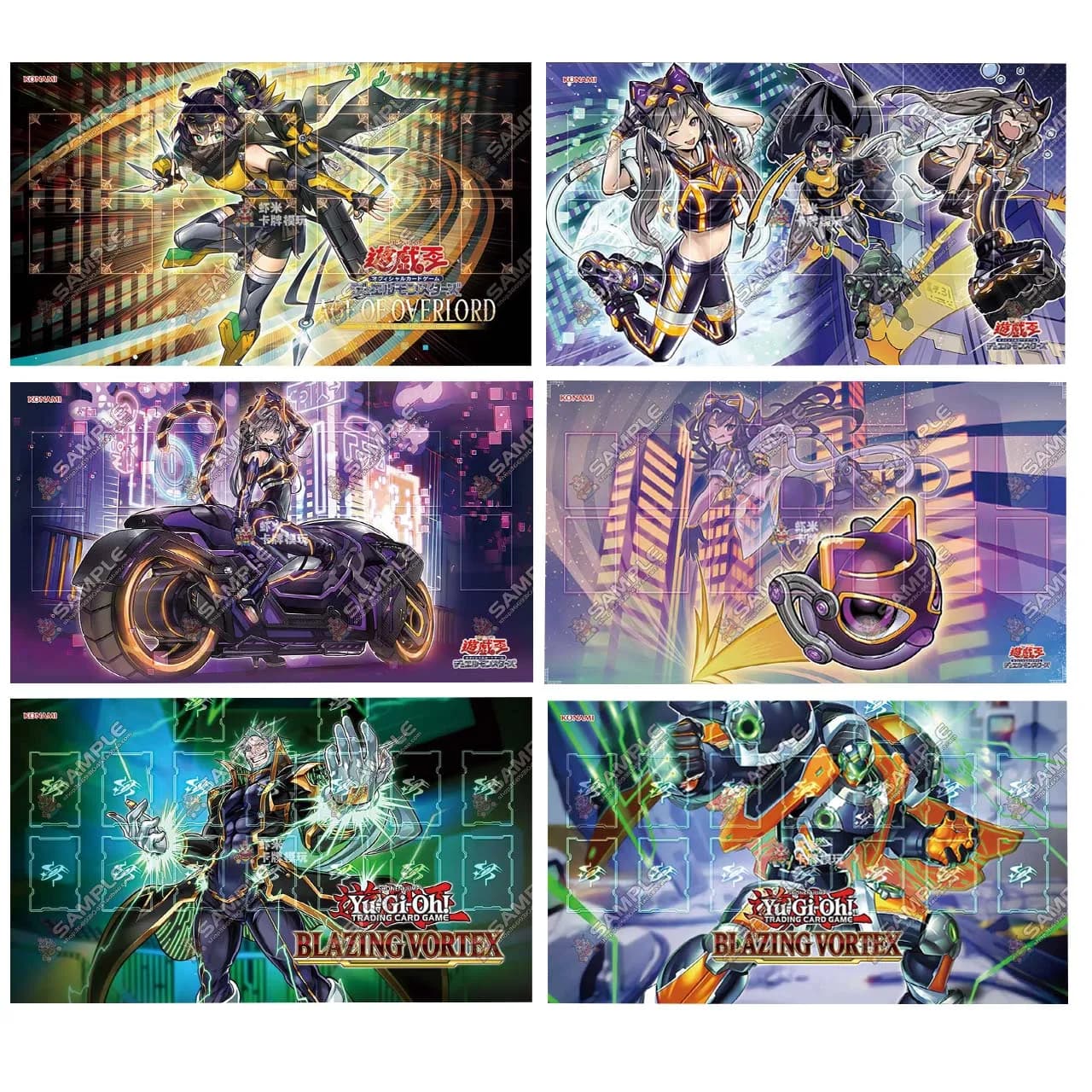 Serie S-Force Yu-Gi-Oh! Tappetino singolo 600x350mm SP Little Knight IP Maskerena Anime Cartoon Tappetino da gioco in gomma Regali giocattolo