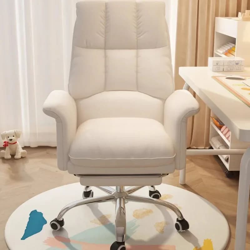 Sedia da gioco ergonomica con supporto lombare Sedia da scrivania per computer con schienale alto Poltrona girevole reclinabile per sala studio Home Office