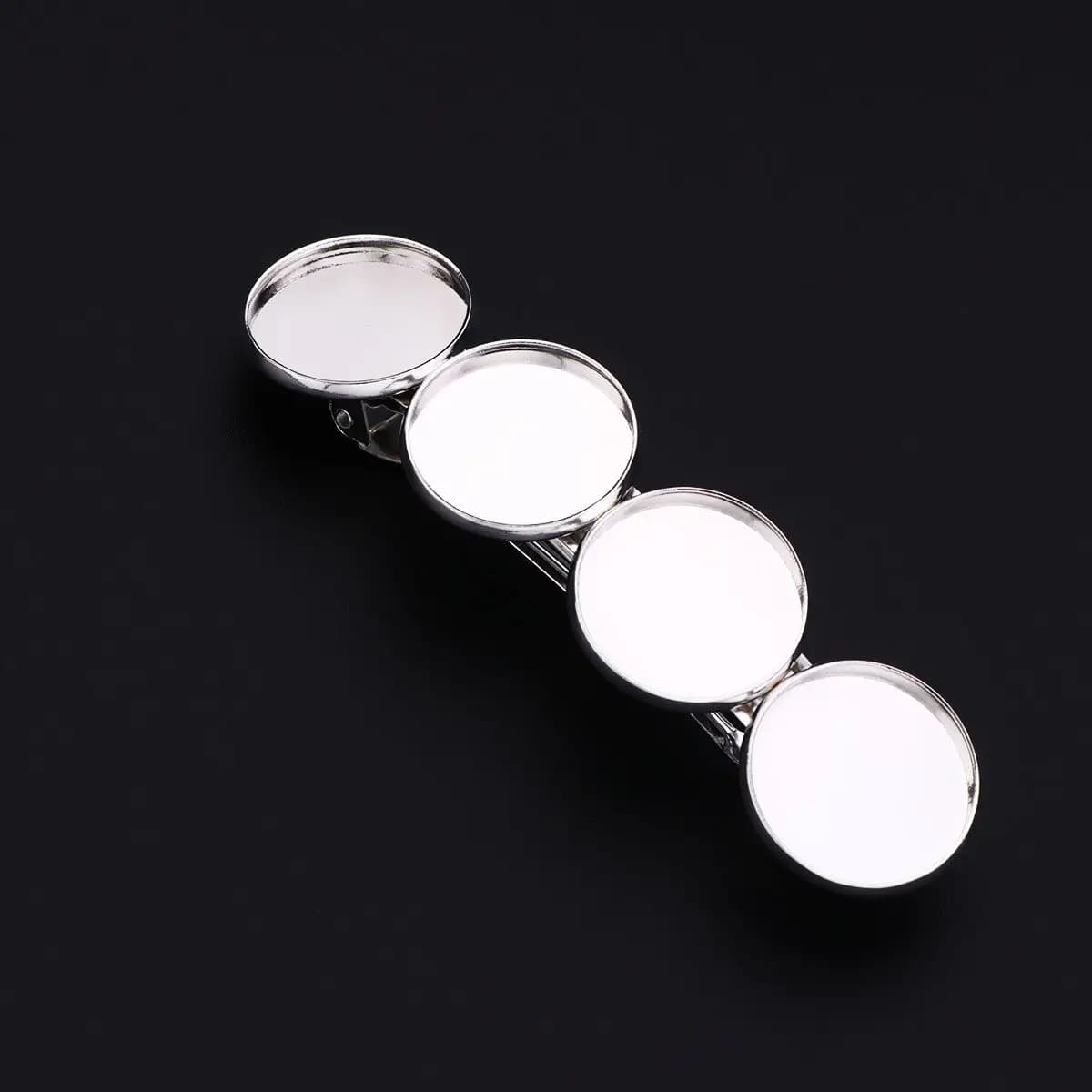 10 Pieces Metal Shelves Shelves for Hair, DIY Accessories for Copricapi, Supplies Handicraft for Hairstyles with Long Hair, Fashion Jewelry Creation, Gift