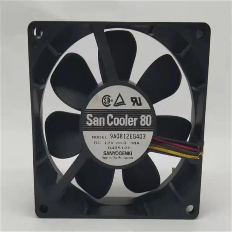 9A0812EG403 12V 0.38A 8025 4-wire temperature-controlled large-volume cooling fan