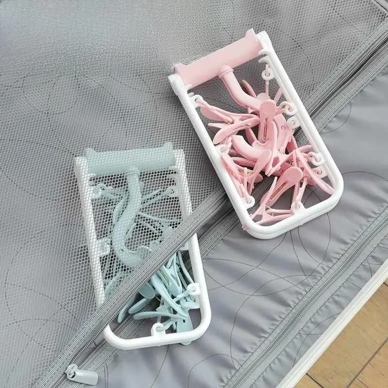 Foldable Clothes Hanger Travel Laptop, Multifunctional Clothes Dryer, Home Organizer and Student Room