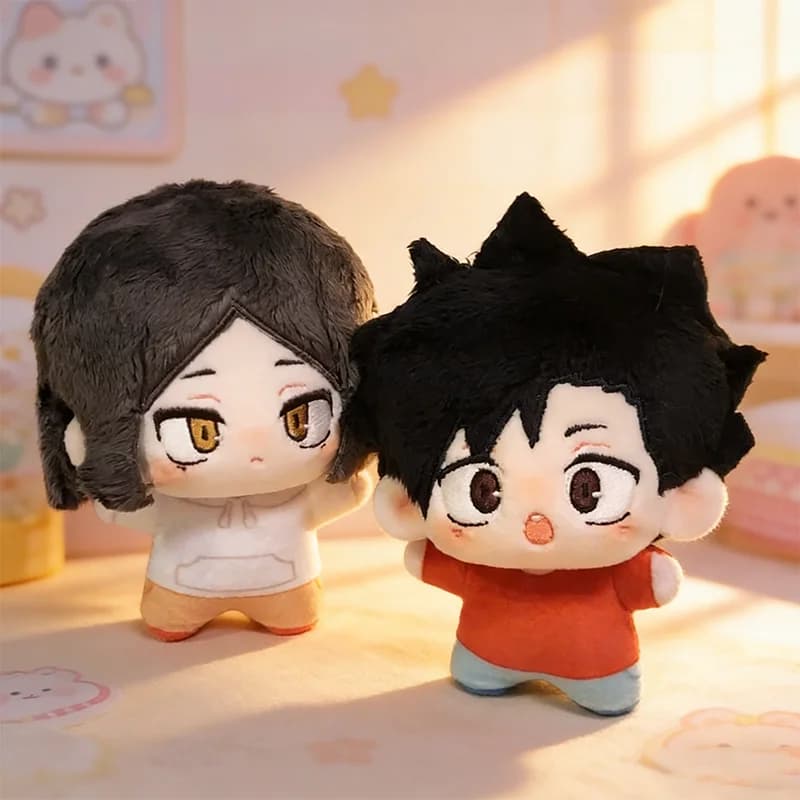 Peluche Kawaii da 10CM, Personaggi di Cartoni Animati e Film, Giocattoli Morbidi, Miniature Anime, Regali per Bambini e Fan, Portachiavi