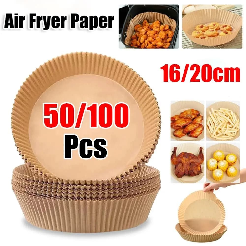 20/50 pieces durable disposable air freshener oil proof paper anti-stick paper for frying waterproof baking line steam muffin cupcake