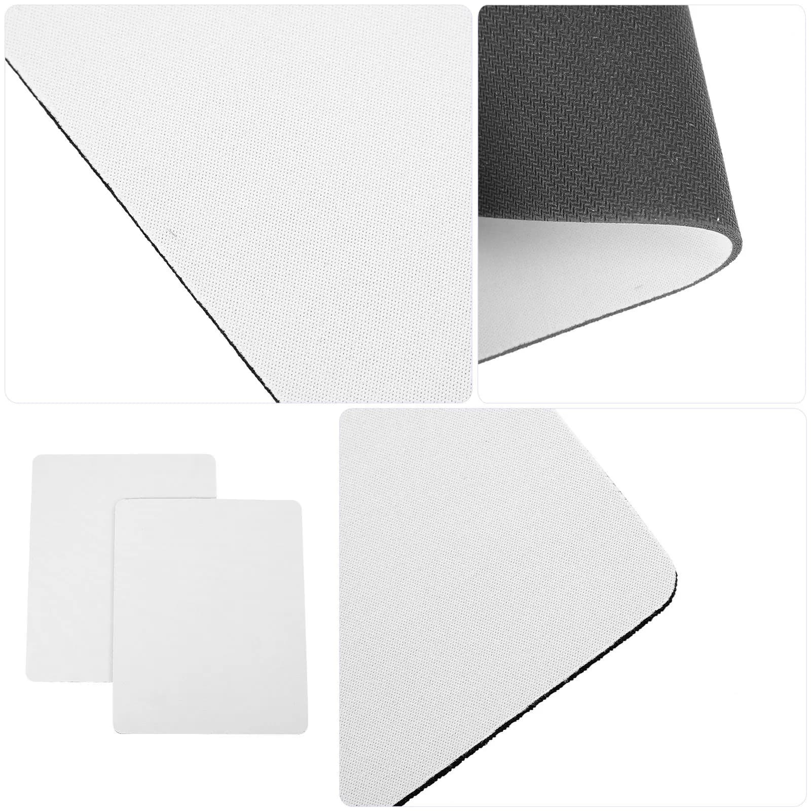 Tappetino per mouse in gomma vuota da 5 pezzi per sublimazione per tappetino da scrivania per computer portatile ufficio giochi a casa antiscivolo durevole