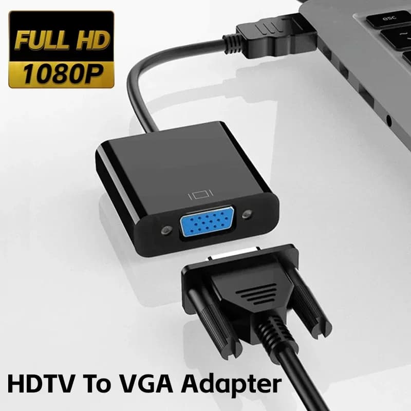 HDMI to VGA 1080P digital analog compatible HDMI HDTV male to female VGA cable converter for tablet laptop PC
