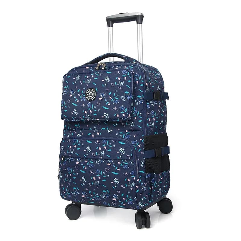 Trolley da viaggio da donna valigia da donna zaino con ruote Spinner valigia da viaggio per borsa da zaino da donna per scuola