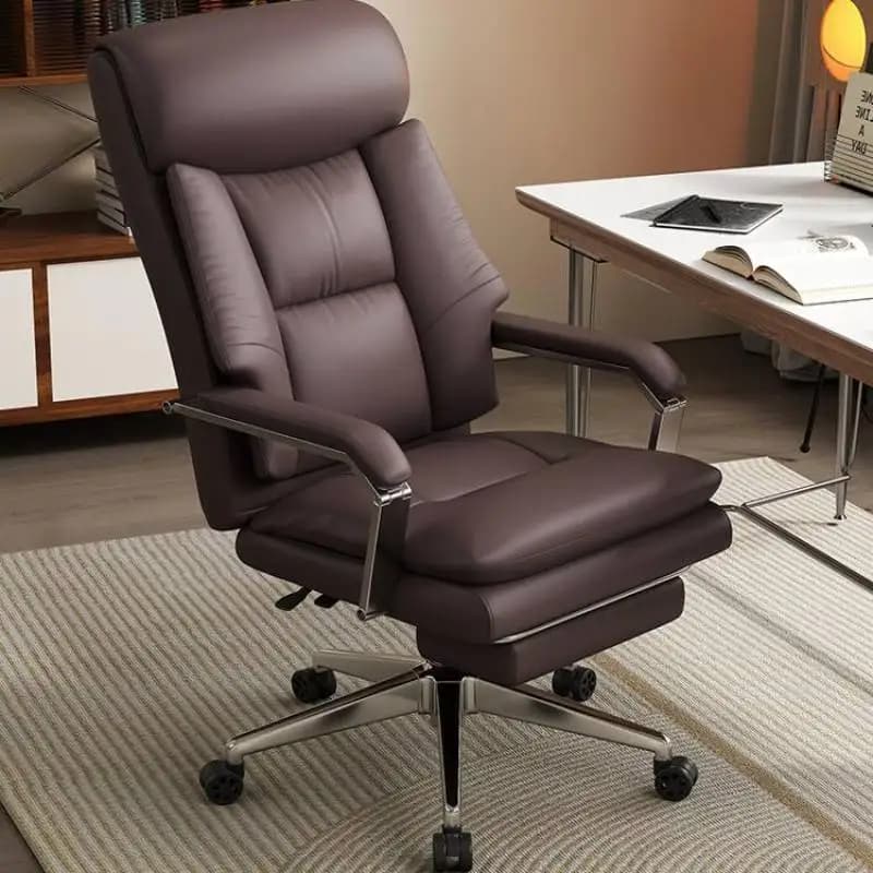 Sedia da ufficio nordica con poggiatesta, design moderno e confortevole, sedie da gioco per computer, reclinabili, mobili da ufficio ergonomici Stuhl da gioco