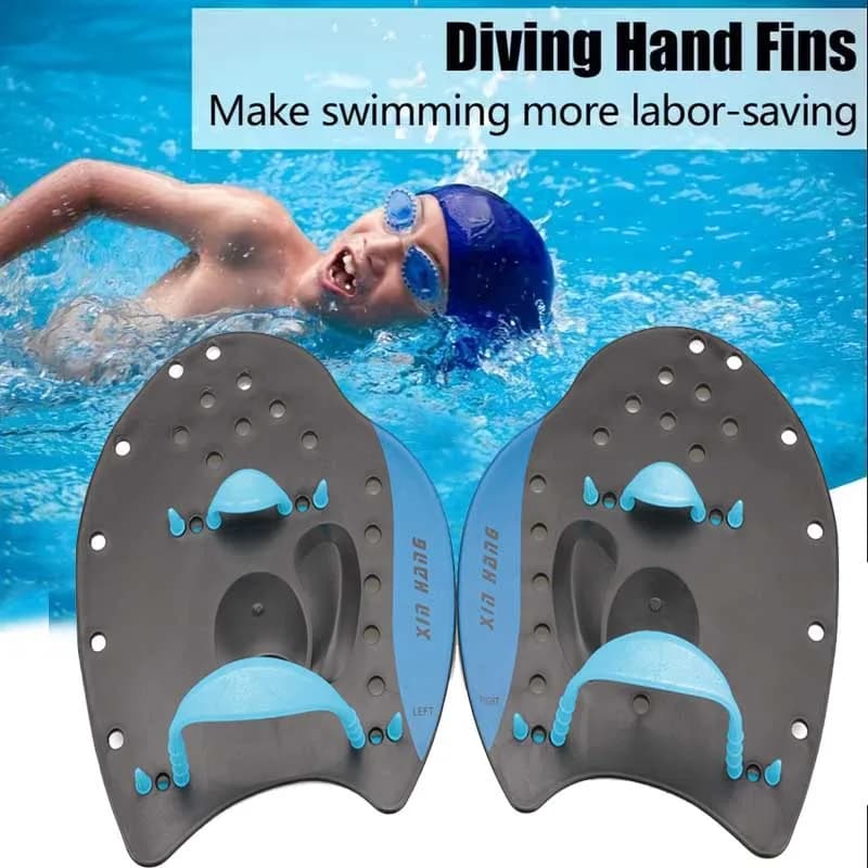 Adult Child Swimming Paddles Fins Flippers Girdles Correction Water Sport Hand Webbed Gloves Swim Training