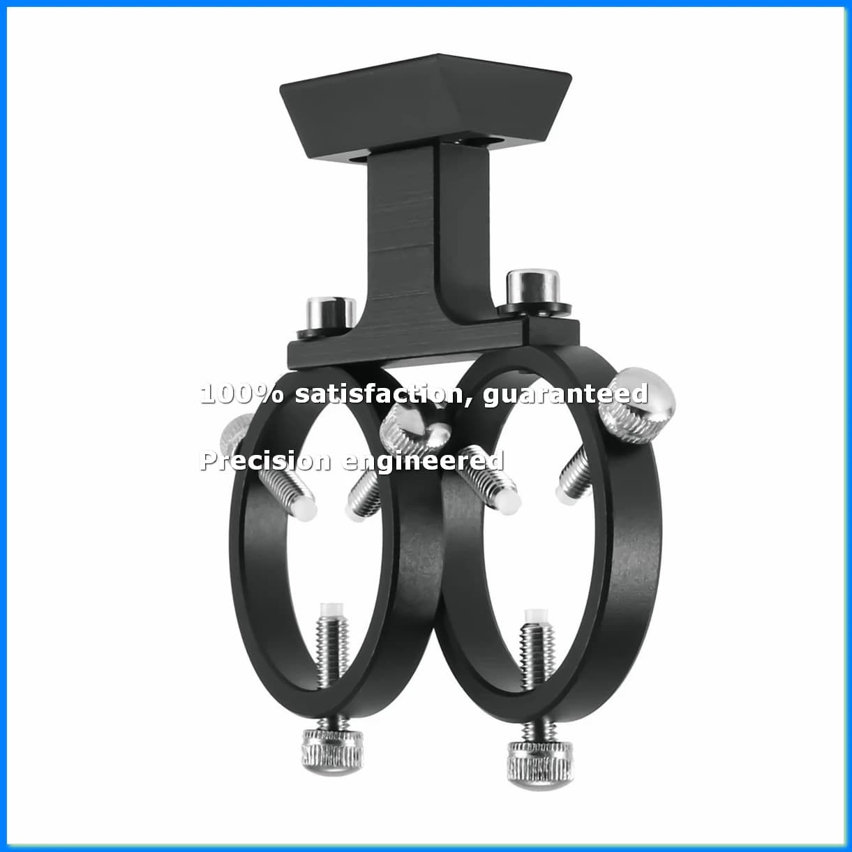 Adjustable Pointer Finderscope Bracket 6-Point Guidescope Rings Mount Astronomical Telescope,50mm(18mm-49mm)-A49I