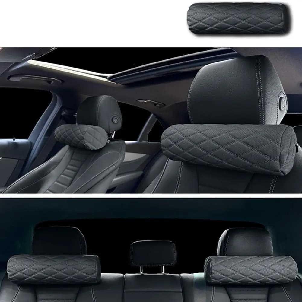 Cuscino per il collo dell'auto per alleviare il dolore, cuscino di supporto per il collo cervicale del seggiolino auto, cuscini cilindrici da viaggio laterali dell'auto per il sedile di guida A6W8