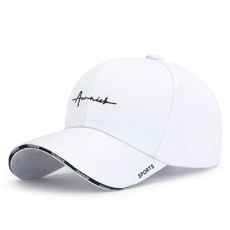 Women's letter embroidered sun-seater cap from Baseball breathable summer Outdoor sports sun protection adjustable hat with tense curve A31