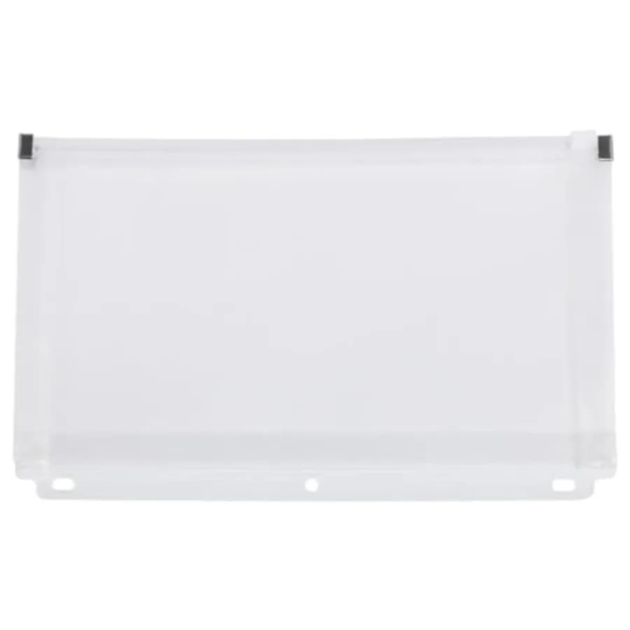 Plastic Punch Envelopes with Zip Closure - #10 Wallet Booklet - 6 x 9 1/2 - -/Pack