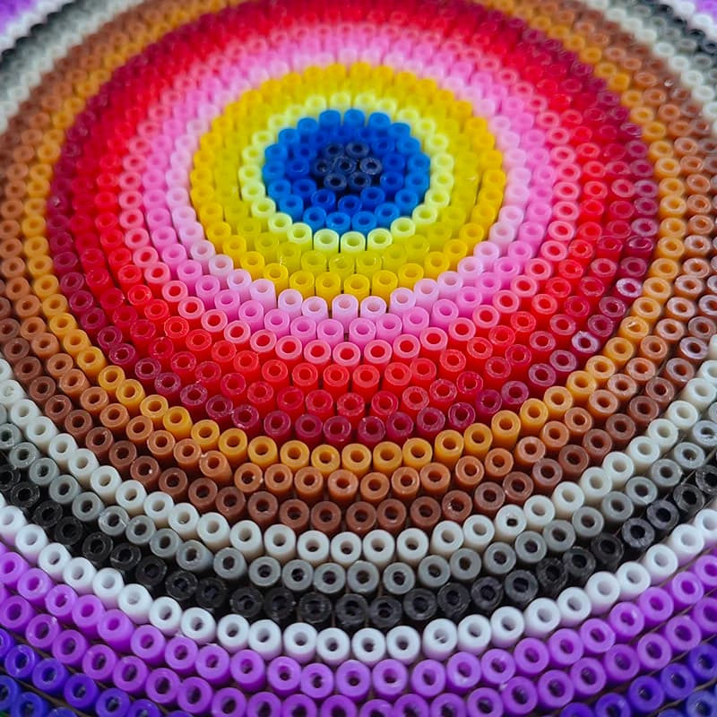 2.6mm Mini/10000 pz/borsa Hama Perline Mosaico Termico Perler FAI DA TE Per Bambini Perline di Ferro Fusibile Regalo Fatto A Mano Giocattolo Per Bambini
