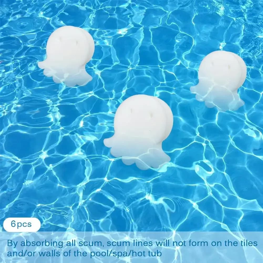 6 pz piscina polpo filtro assorbente olio spugna SPA vasca idromassaggio strumento di pulizia acquario serbatoio di pesce stagno schiuma filtro spugna