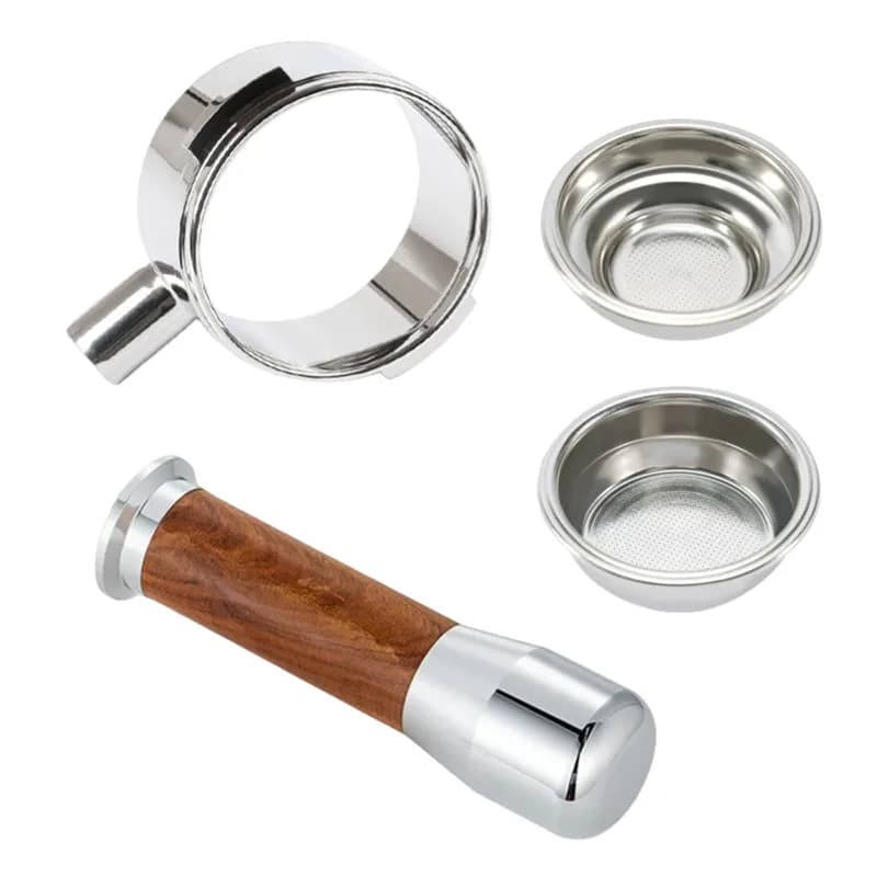 58mm Bottomless Portafilter with Stainless Steel Handle For Welhome KD310/330/210S/210 S2/230/270/320/410/510 WPM Coffee Maker