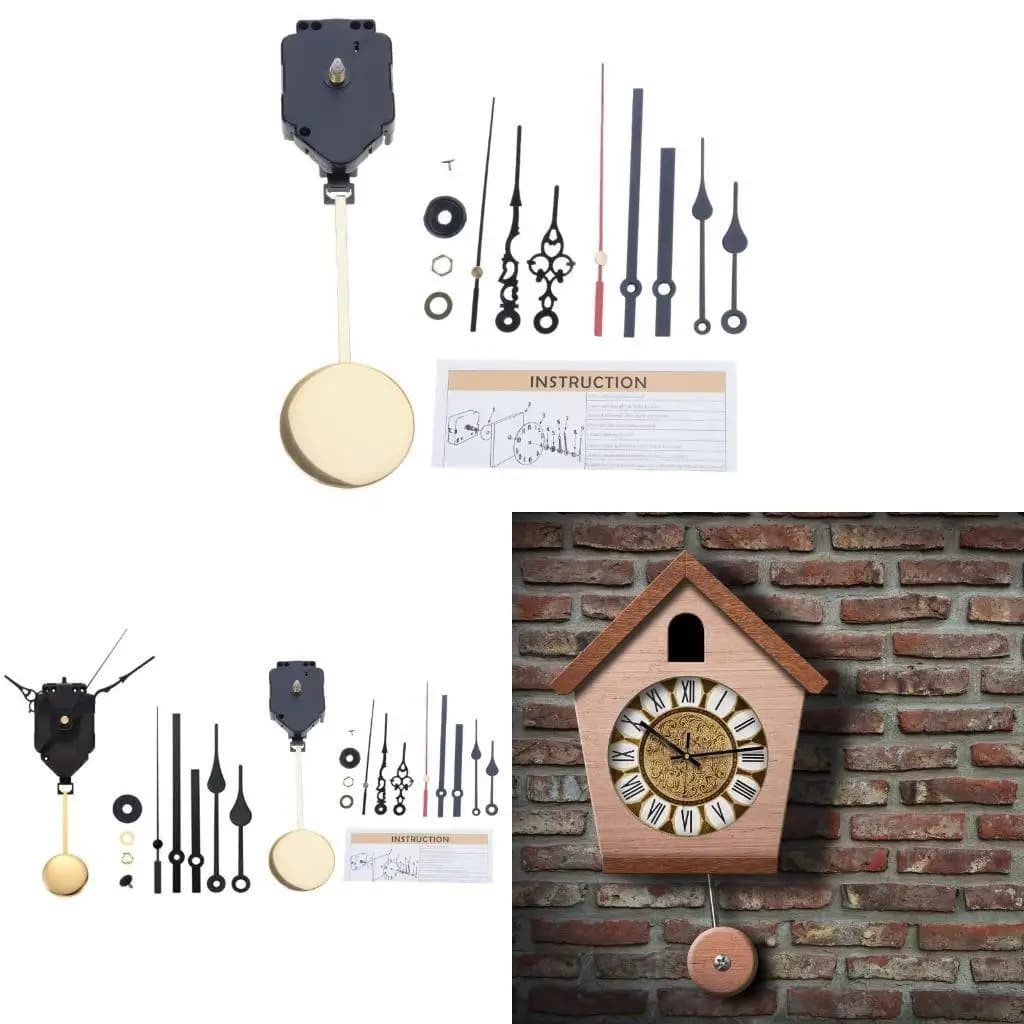 Replacement of 62KD quartz pendulum watch movement with 3 pair hands and pendulum