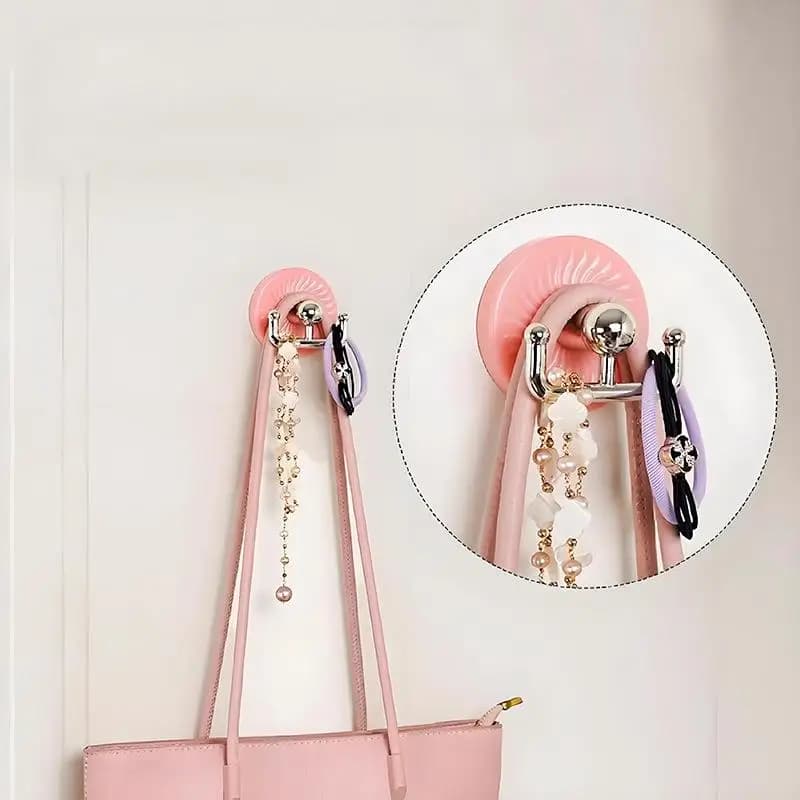 Gancio a ventosa resistente, nessuna perforazione richiesta, versatile, salvaspazio, per bagno, cucina, vestiti e asciugamani