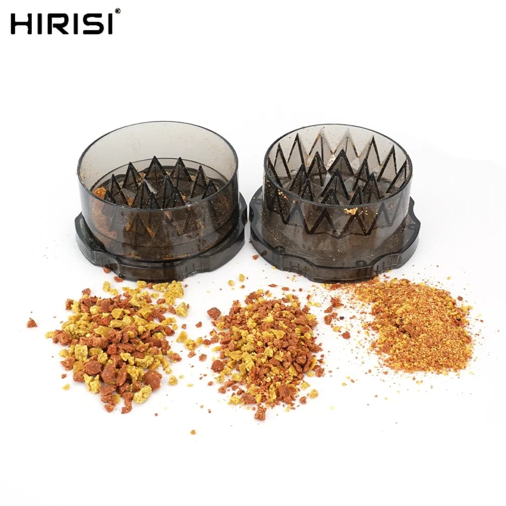 2026 Hirisi Trituratore e Macinatore per Boilies da Pesca alla Carpa, Scatola per Pellet con Moschettone, Accessori per la Pesca alla Carpa