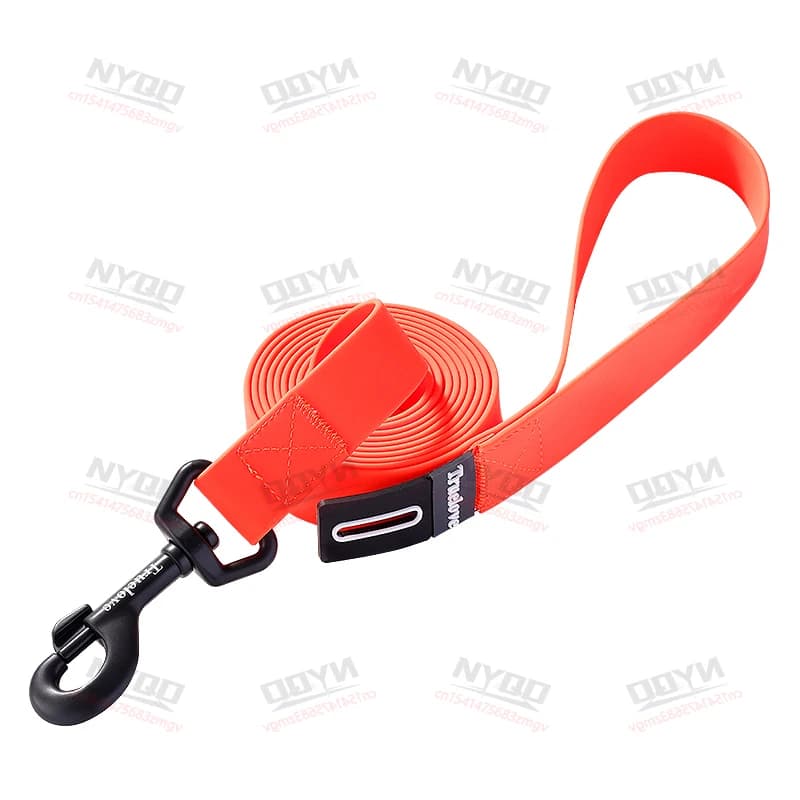 Guinzaglio per Cani Impermeabile e Antiodore, Facile da Impugnare, Durevole, Leggero, Rivestito in ATBC-PVC Premium con Chiusura Rapida TLL3211