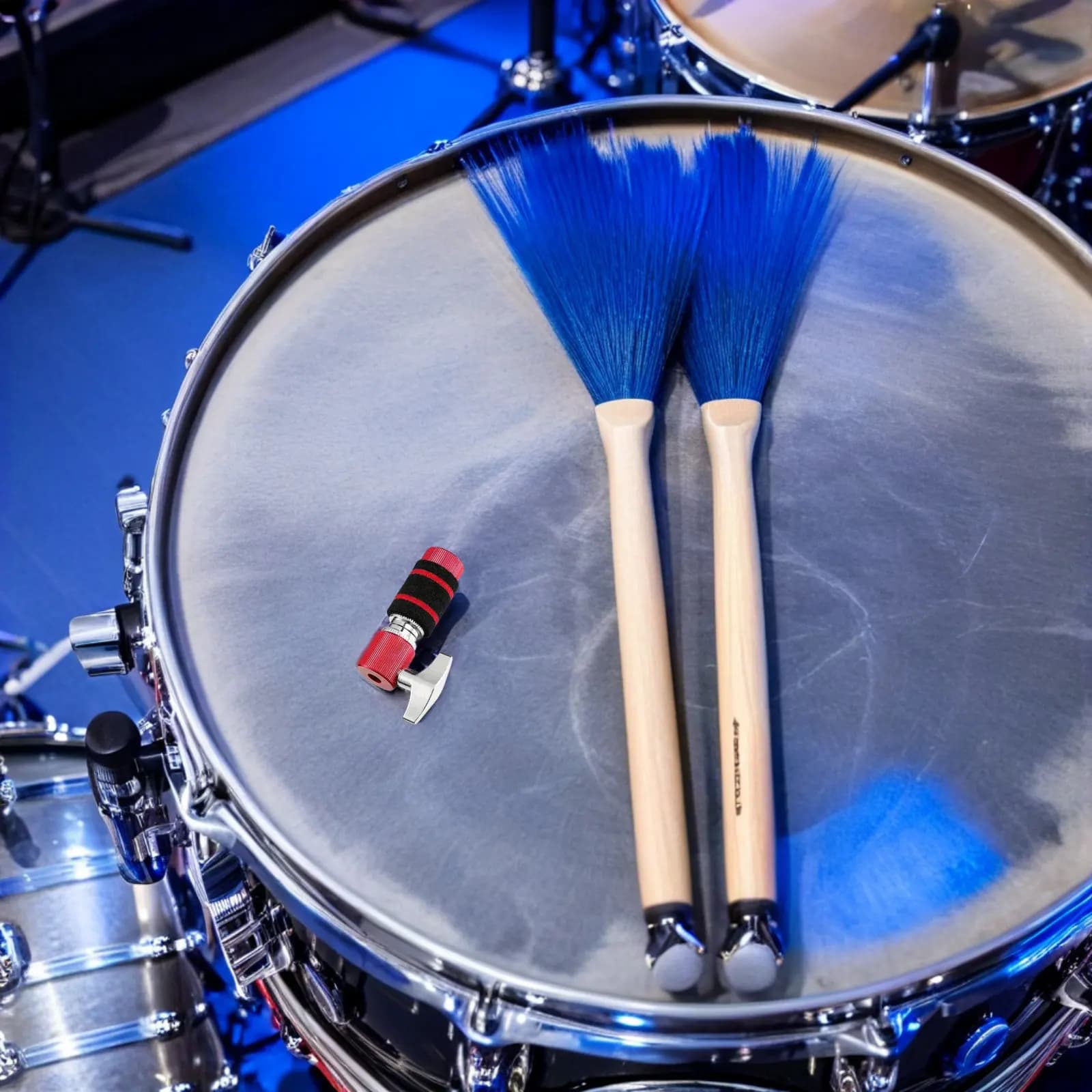 Kit Accessori per Batteria da 21 Pezzi: Accessori di Ricambio per Piatti, Feltri per Frizione, Feltrini, Dadi a Farfalla, Rondelle, Manicotti, Chiave a T per Batteria, Hi-Hat