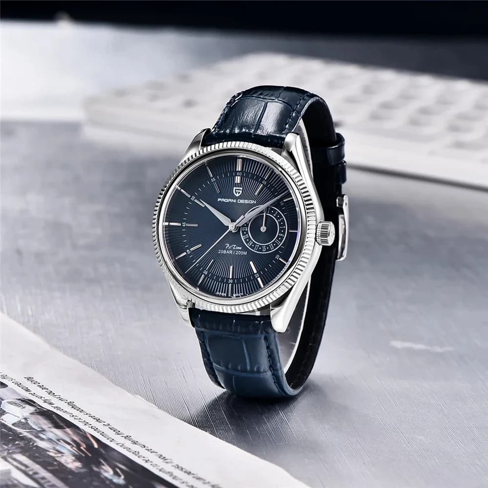 PAGANI DESIGN Orologi da polso al quarzo da uomo Orologio subacqueo di lusso con vetro zaffiro Orologio da uomo impermeabile fino a 200 m Orologio da lavoro per uomo