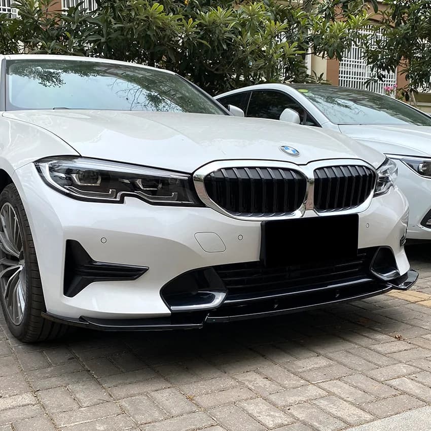 For BMW 3 Series G20 G21 330e 320d 318d 330d 320d 2019-2022 Car Front Bumper Lip Splitter Spoiler Diffuser Guard Body Kit Tuning