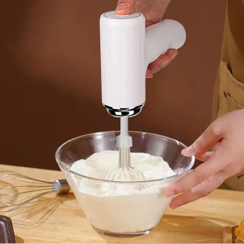 1 frullatore e mixer elettrico portatile - ricarica USB, wireless, portatile, leggero, facile da usare