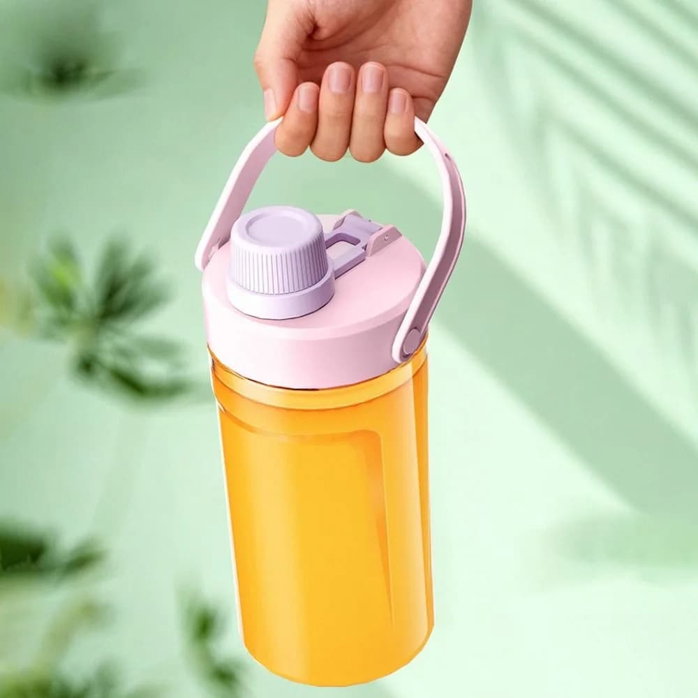 USB Electric Blender Rechargeable Multifunction, 500 ML Portable Mixer Cup, Smoothie Blender and Double Cup Verdure
