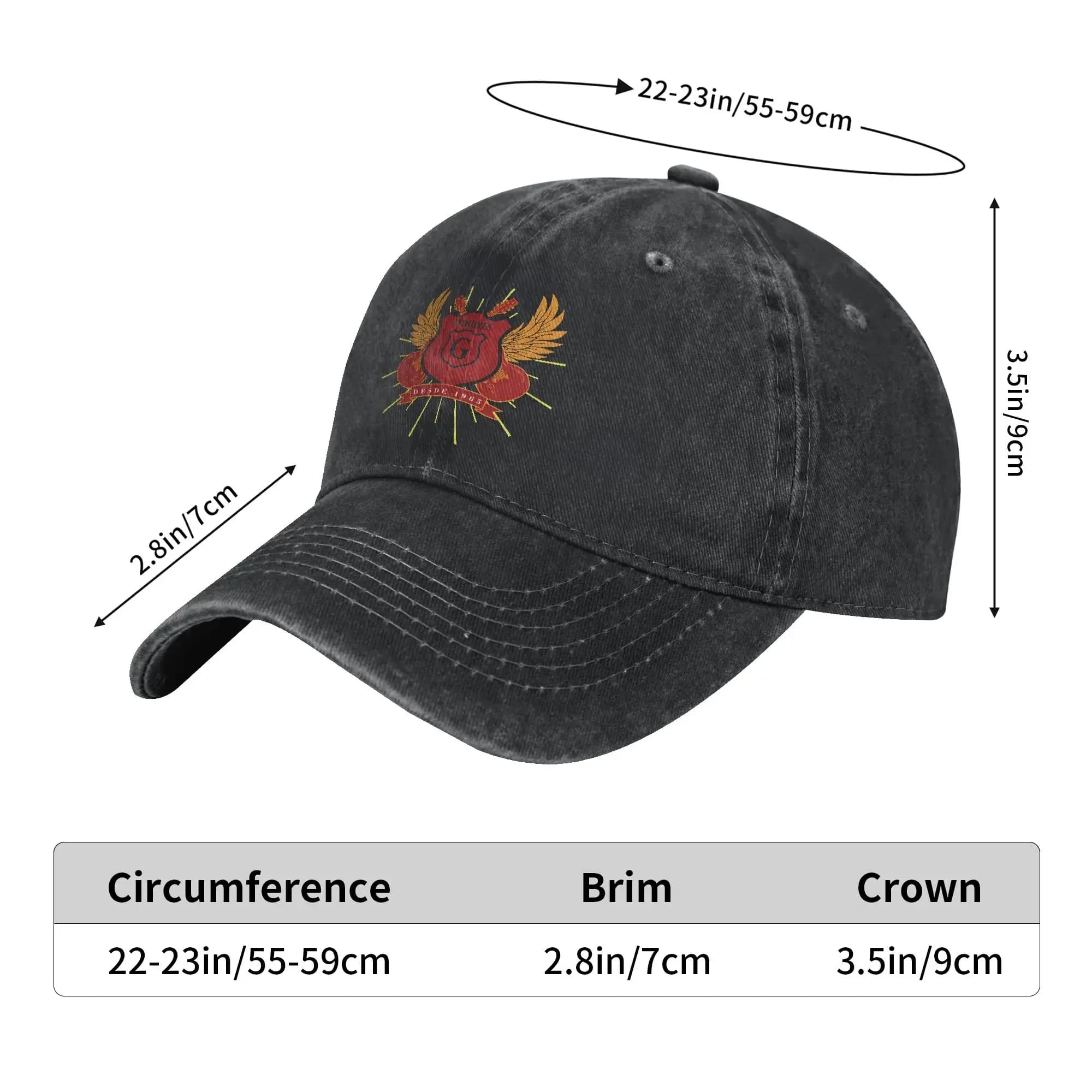 Washed Baseball Cap Hombres G Band Rock Spanish Summer Trucker Hat For Female Male Street Style Running Hippie Sun Baseball Caps
