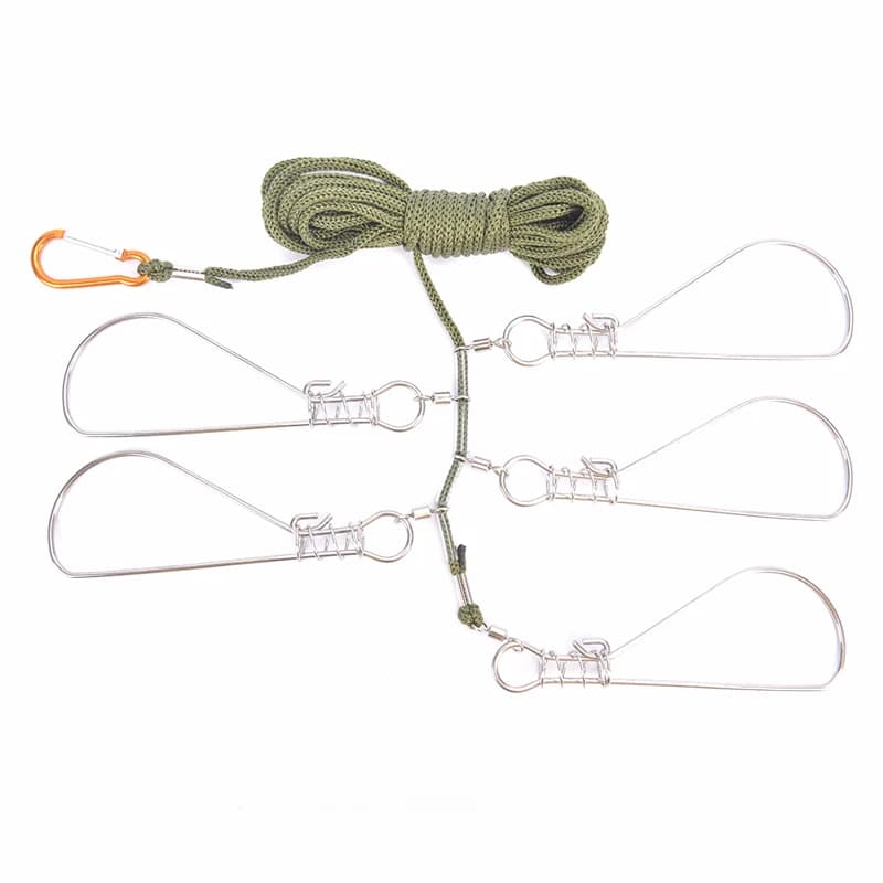 Catenella per pesce vivo con galleggiante e fibbia di bloccaggio per la pesca - Hot Fishing