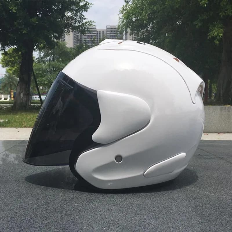 Casco Moto Aperto 3/4 SZ-Ram 3 Bianco per Ciclismo, Dirt Racing, Moto, Kart - Casco Protettivo