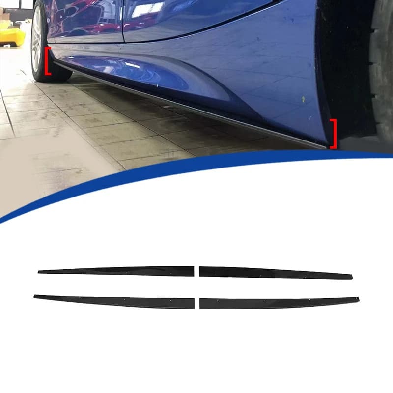 Suitable for BMW 2013-2019 BMW 1 Series F20 MP Side Skirt PP Material Body kit spoiler diffuser, two sections