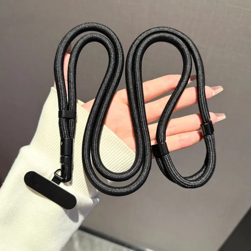 Adjustable Mobile Phone Strap Lanyard Crossbody Phone Lanyards Neck Rope with Patch for iPhone Cell Phone Hanging Cord Strap
