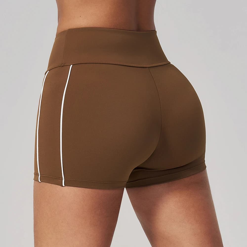 Pantaloncini da yoga estivi da donna, pantaloncini fitness, pantaloncini da corsa e ciclismo, leggings sportivi traspiranti, pantaloncini da allenamento a vita alta, pantaloncini da palestra