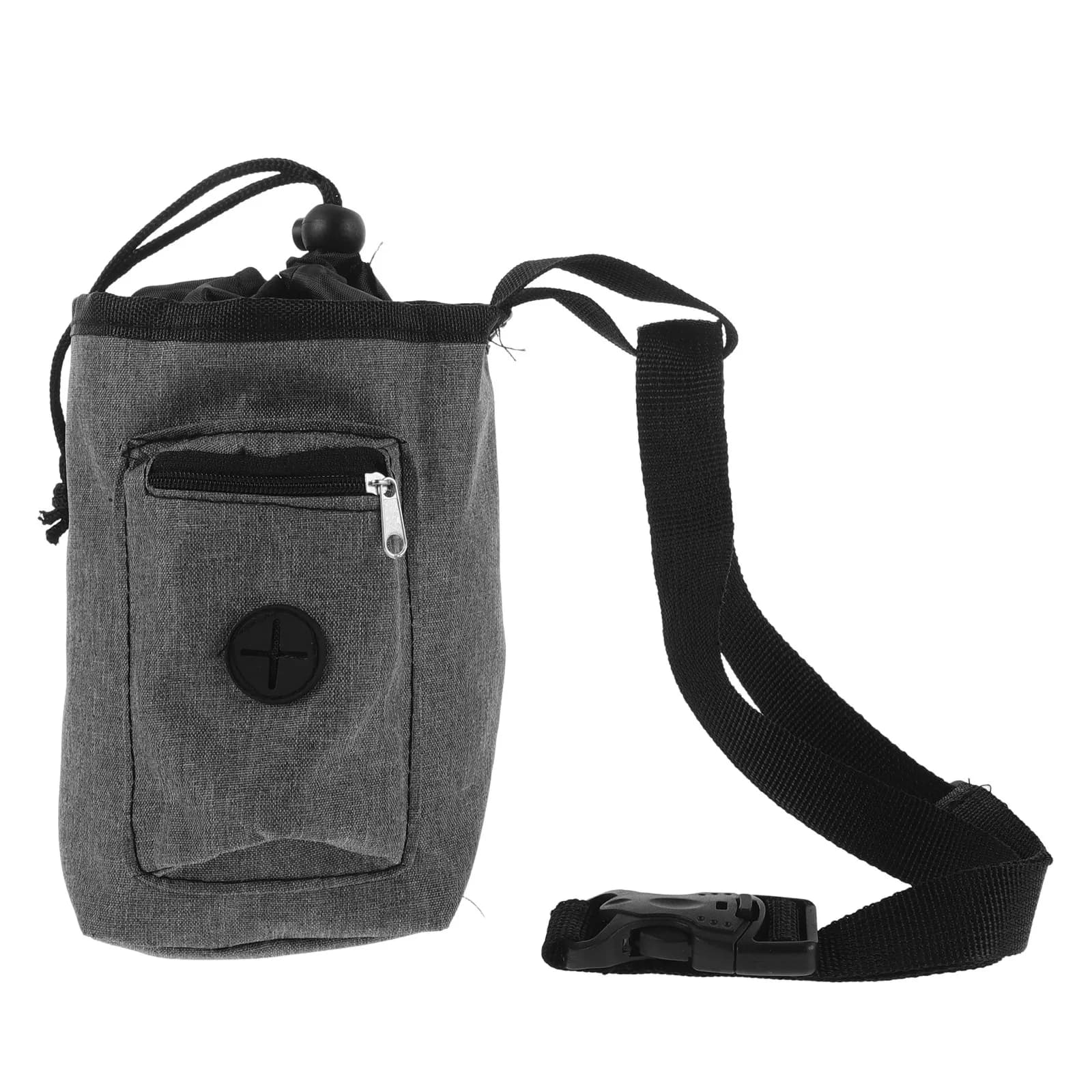 Borsa Porta Gesso da Arrampicata in Tessuto Oxford, Leggera, da Indossare in Vita, Elegante, Grigia, Antiscivolo, per Bouldering, Palestra, Arrampicata, Escursionismo