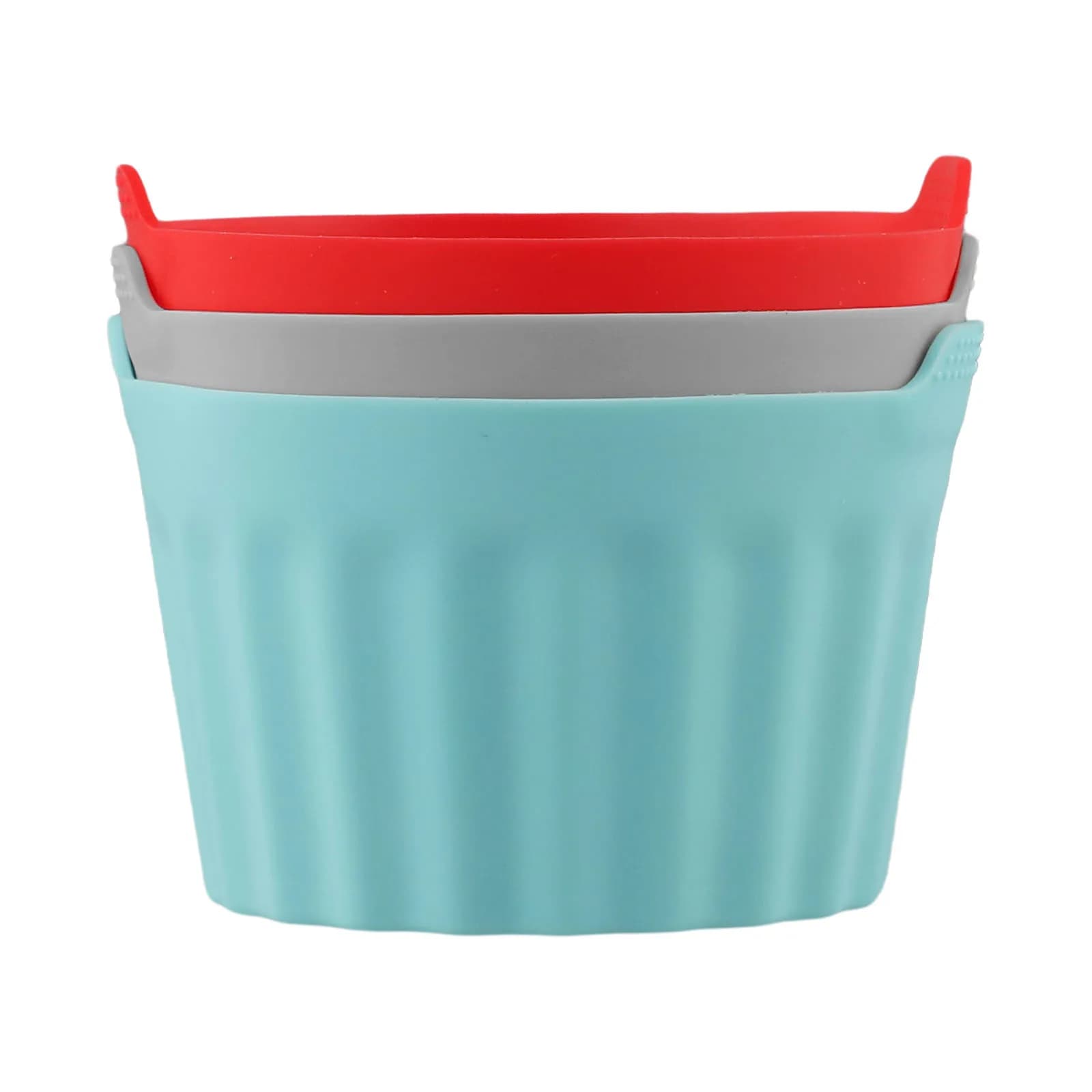 Stampo in Silicone per Cuocere Uova in Friggitrice ad Aria, per Cuocere Cupcake e Preparare Pancake, Sicuro per Forni e Frigoriferi
