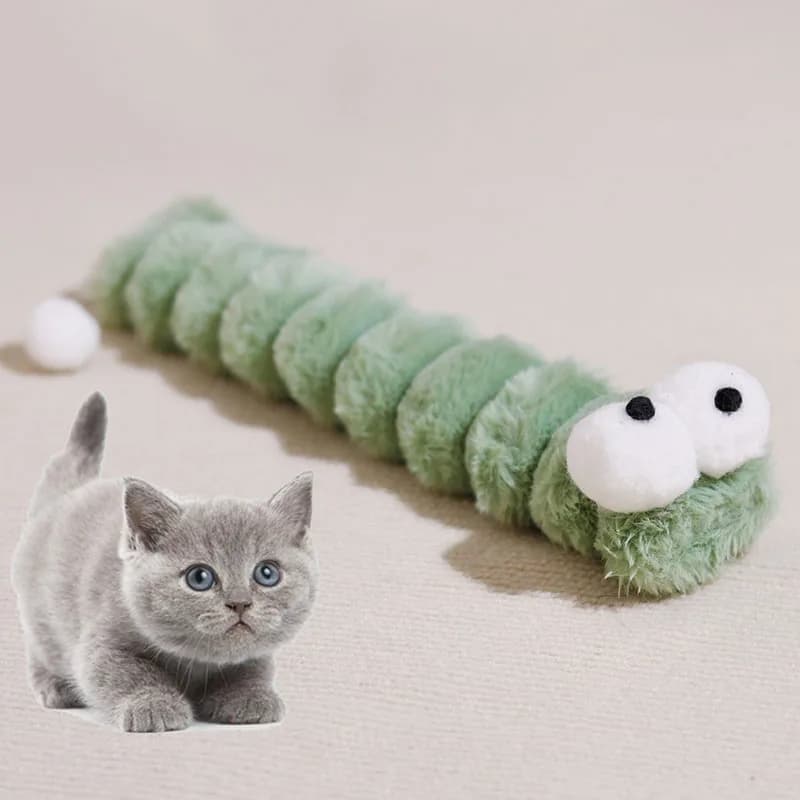 Plush Cat Chew Toy Catnip Self-hi Bite Toys Strip Pillow Teaser Toys for Cats Soft Interactive Cat Plaything Kitten Toys