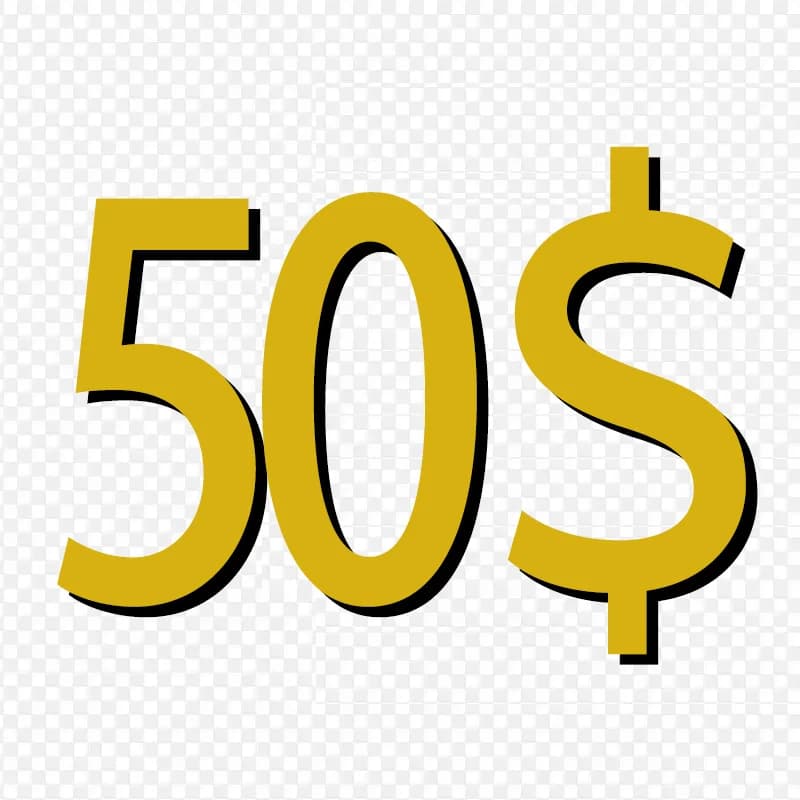 $ 50 Compensa il collegamento della differenza di prezzo