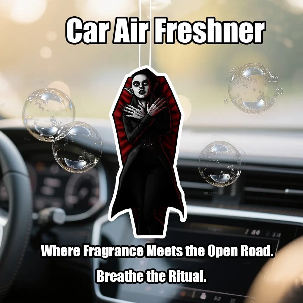 Gothic Horror Vampire Car Perfume Dresses - Dark Mysterious Charm, Mirror Sense, Long lasting fragrance