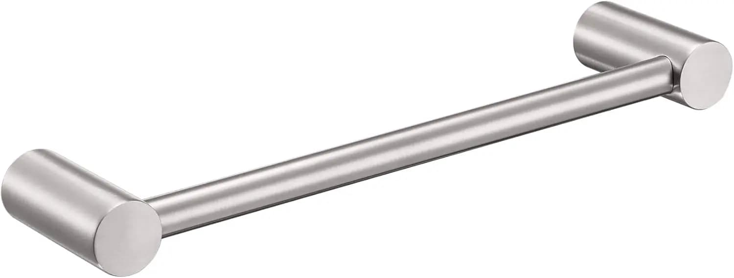 Portasciugamani da 16 Pollici in Nichel Spazzolato, Supporto da Parete in Acciaio Inox per Bagno con Installazione Facile