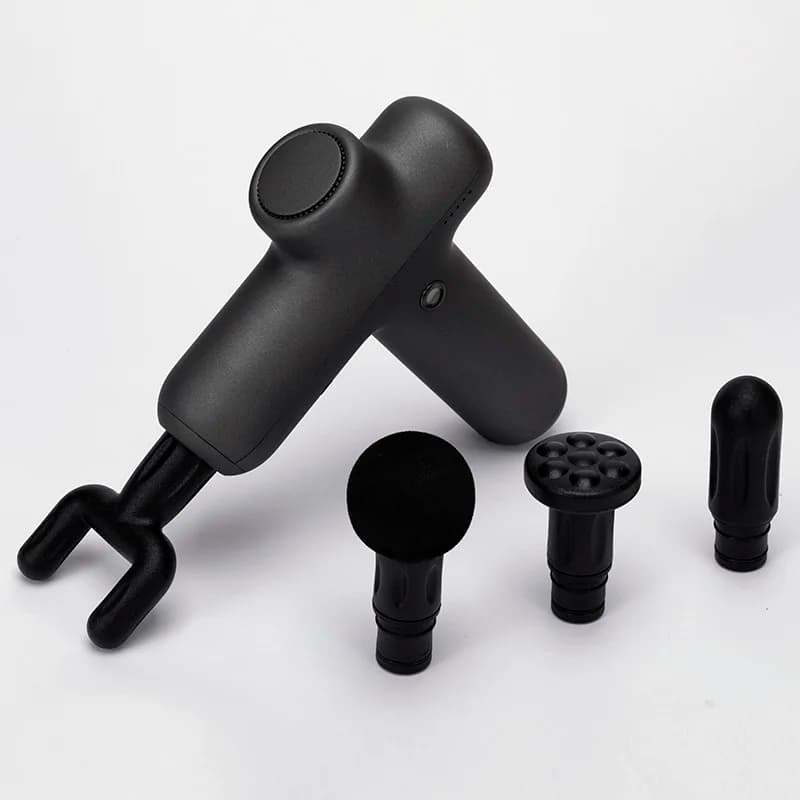Massage Gun with Brushless Motor, 5-Speed, 4 Attachments, Deep Tissue Muscle Relaxation, Full Body Pain Relief, Quiet Operation