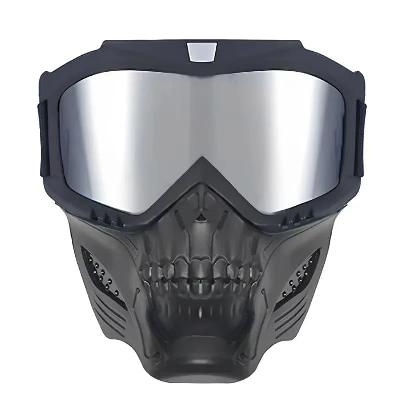 Maschera per occhiali da sole per moto - Occhiali da ciclismo antivento con bocchino per protezione da sci e bicicletta da motocross