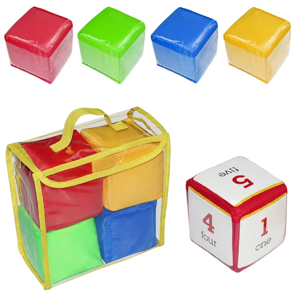 10cm Soft Big Dice carte Cognitive cognizione apprendimento giocattoli educativi forniture per aule sussidi didattici sicurezza Baby Cube Blocks