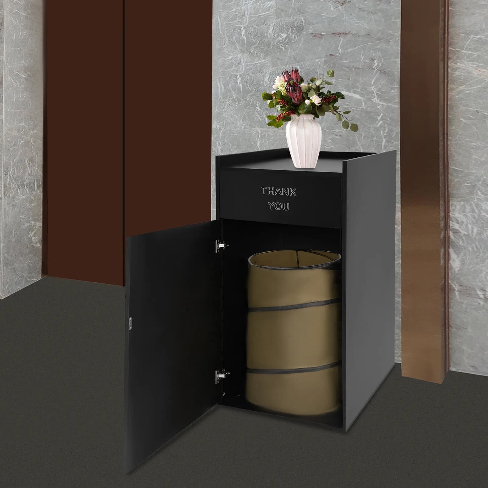 Cestino per Rifiuti Commerciale Ecologico - Design Moderno per Spazi Pubblici
