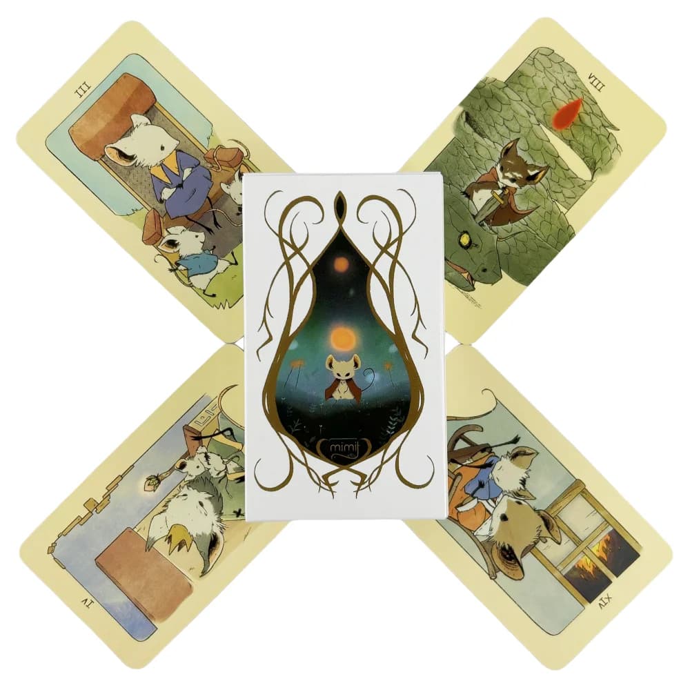 Big mouse tarocchi A 79 Deck Oracle English Visions divinazione Edition Borad Playing Games