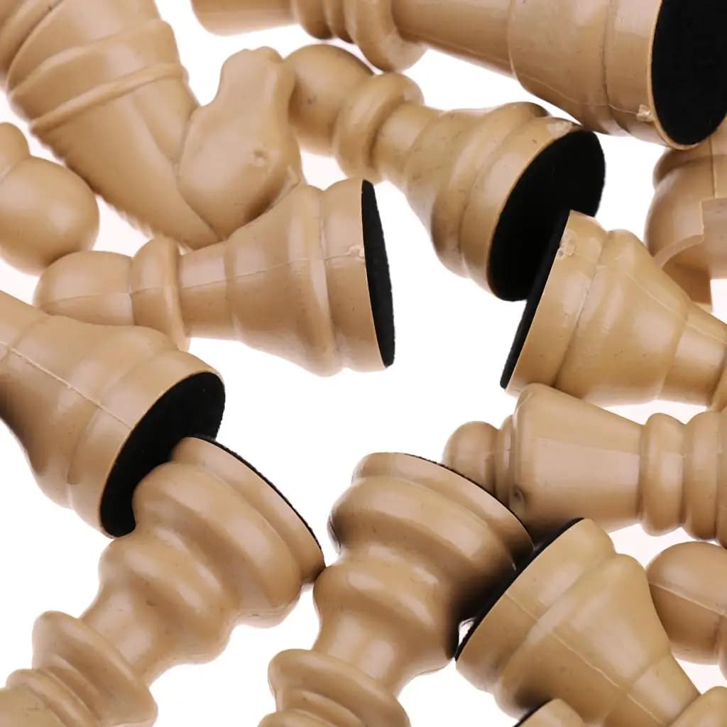 Plastic Chess Pieces Set Durable Chessman Collection High Quality Accessories for Board Game Play